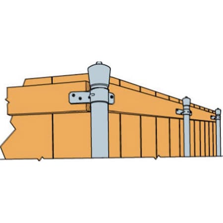 Simpson Strong-Tie 1.87 in. Pipe Grip Tie 849636